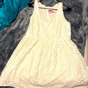 Heart Soul cream/Off White lace with light lining. Size XL. $40 or BO